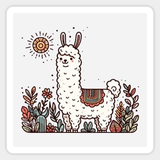 LLama Me Happy Magnet